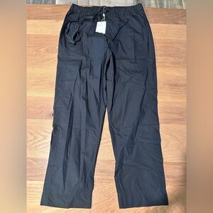 Quince Poplin Pull OnPants in Black